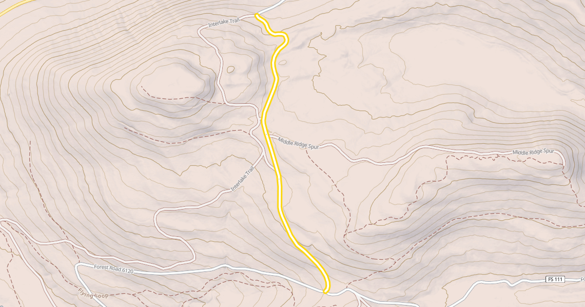 Map preview of Forest Road 6120