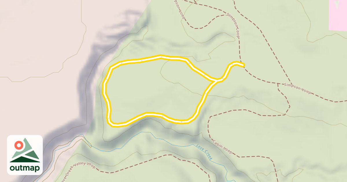 Map of Johanna's Woods Loop