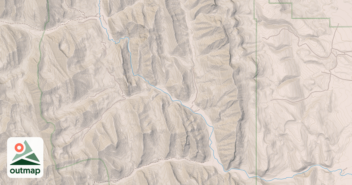 Map of NORTH FORK TETON RIVER