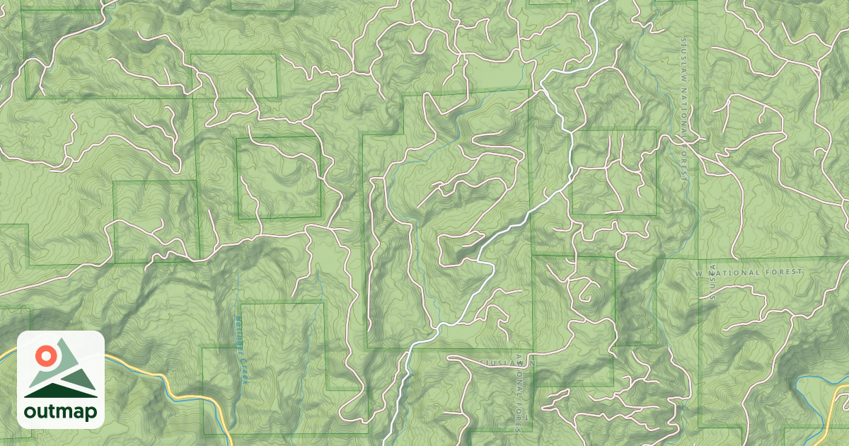 Map of SQUARE TOP