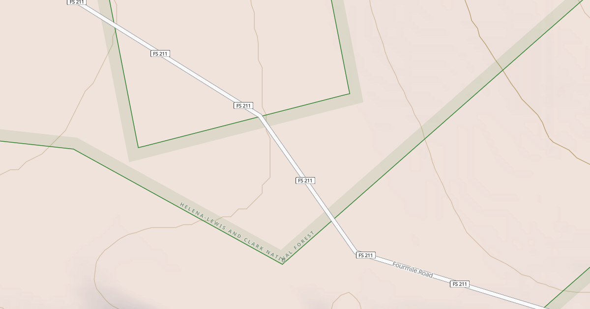 Map preview of FOURMILE