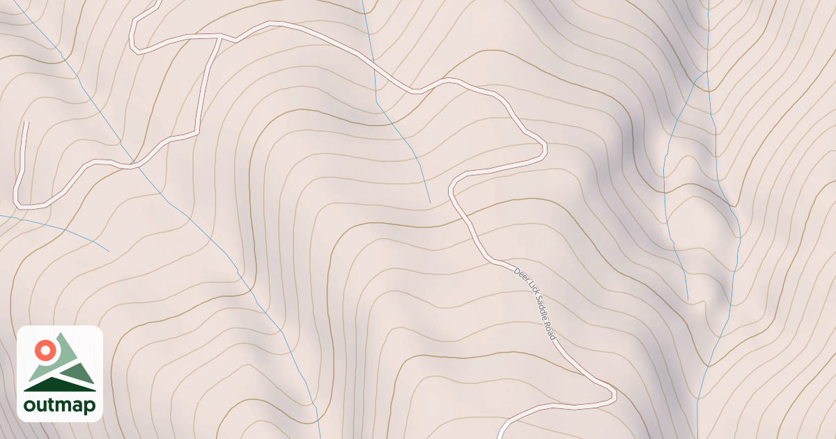 Map of DEER LICK SADDLE