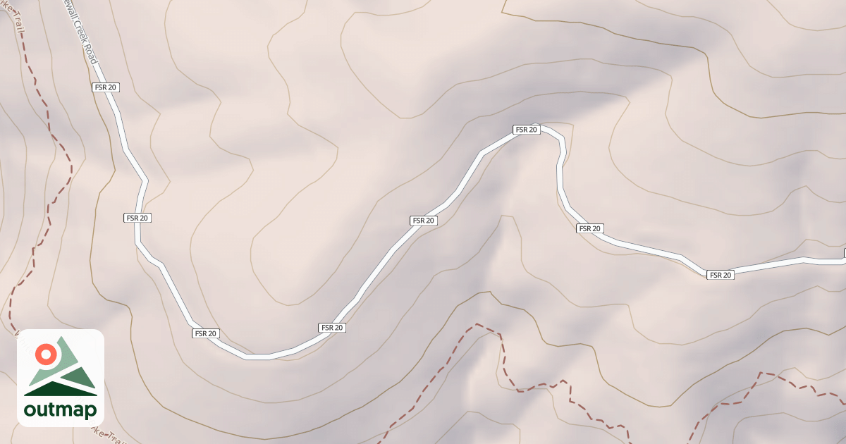 Map of STONEWALL CREEK
