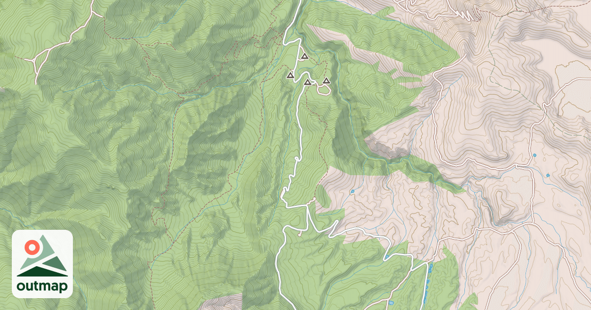 Map of WILLARD MTN