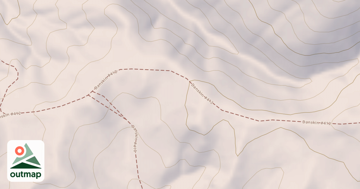 Map of Danskin #412