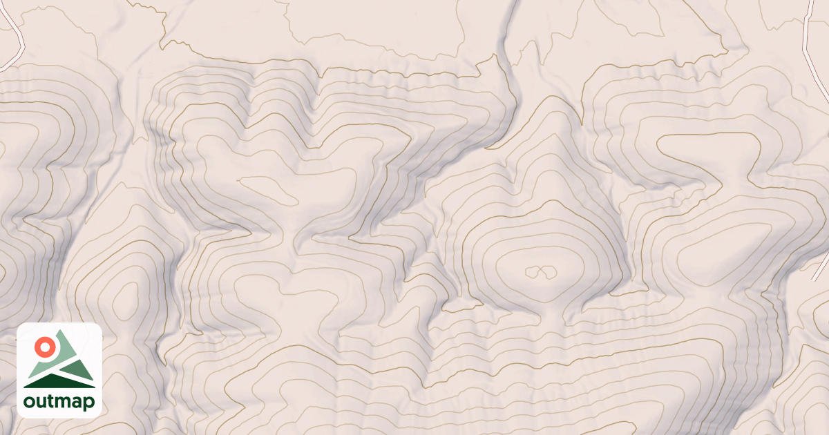 Map of EAST WALTREK SPUR