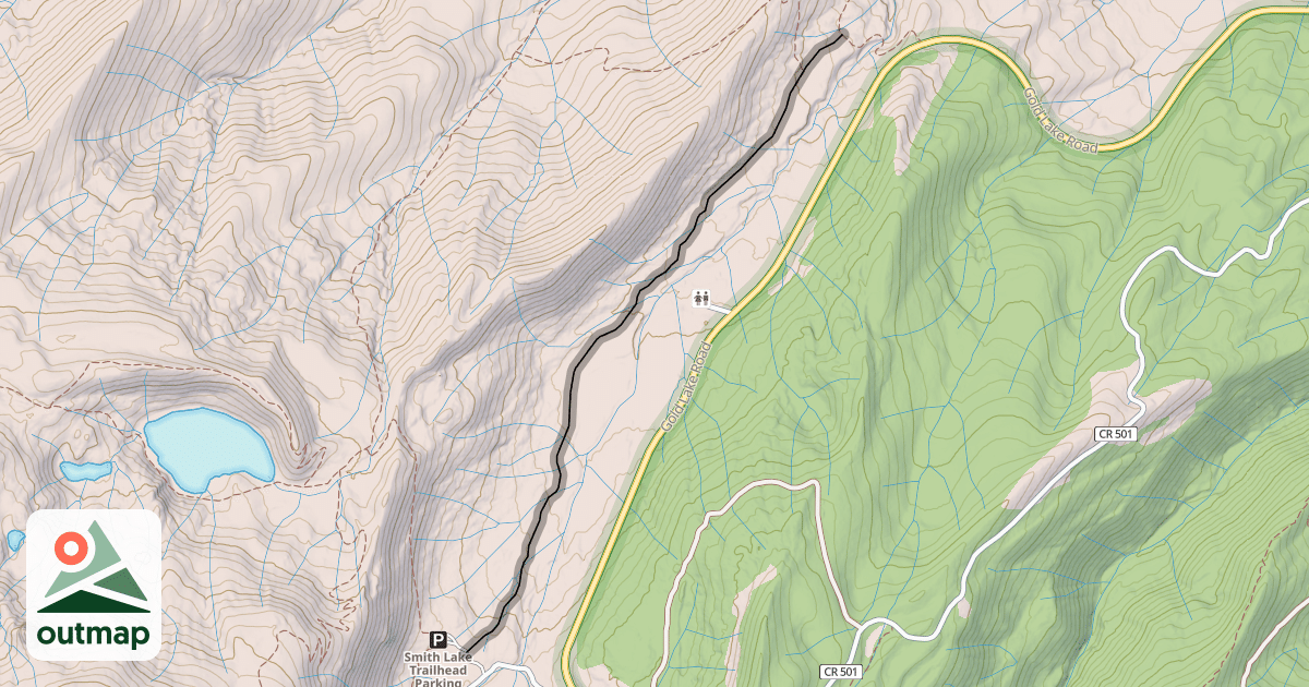 Map of Gray Eagle Creek Trail