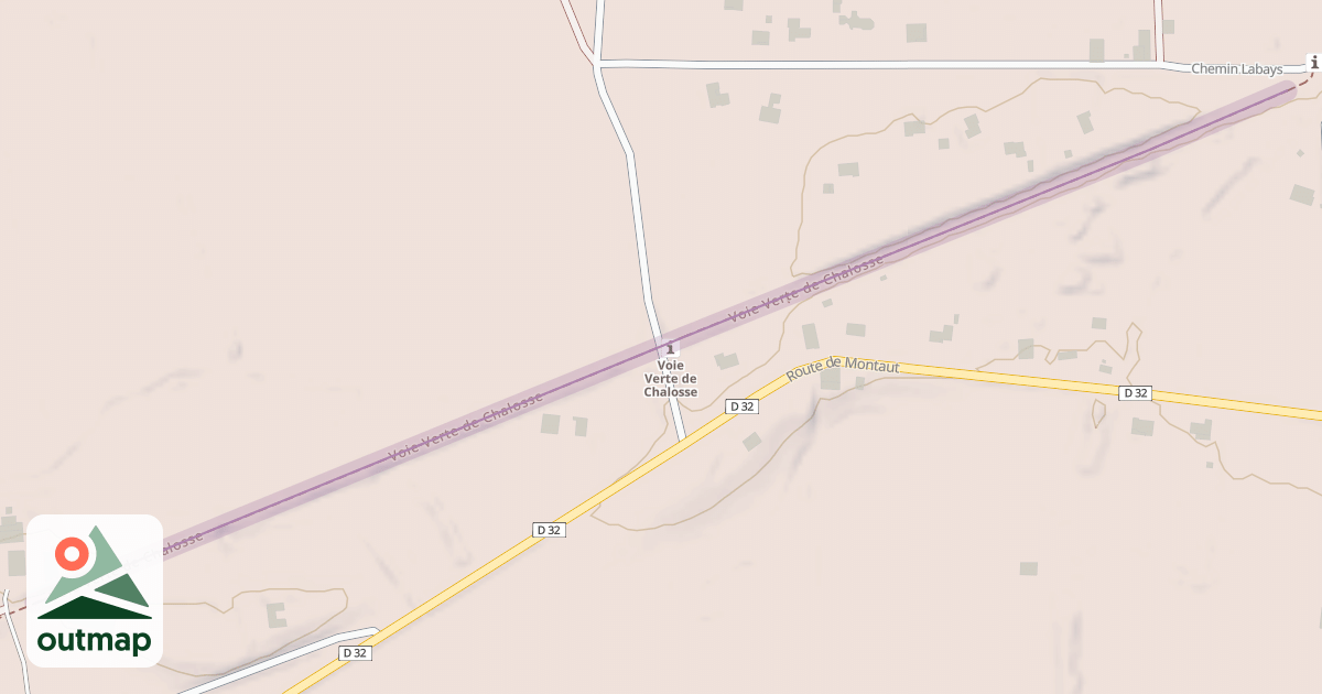 Map of Voie Verte de Chalosse
