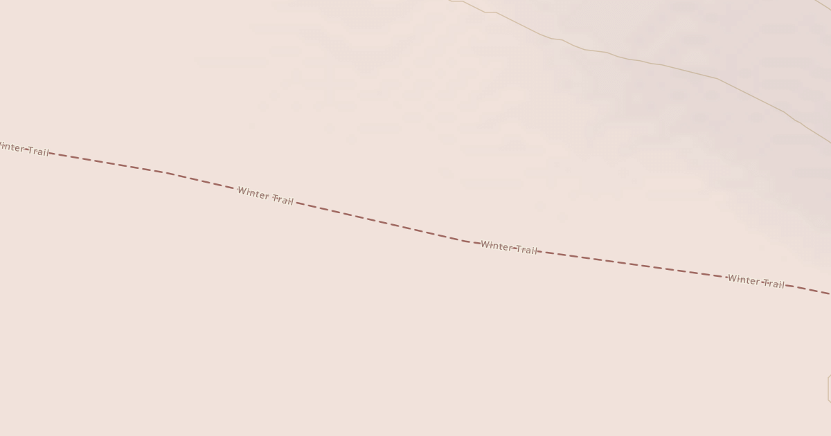 Map preview of Willow to Nome Winter Trail