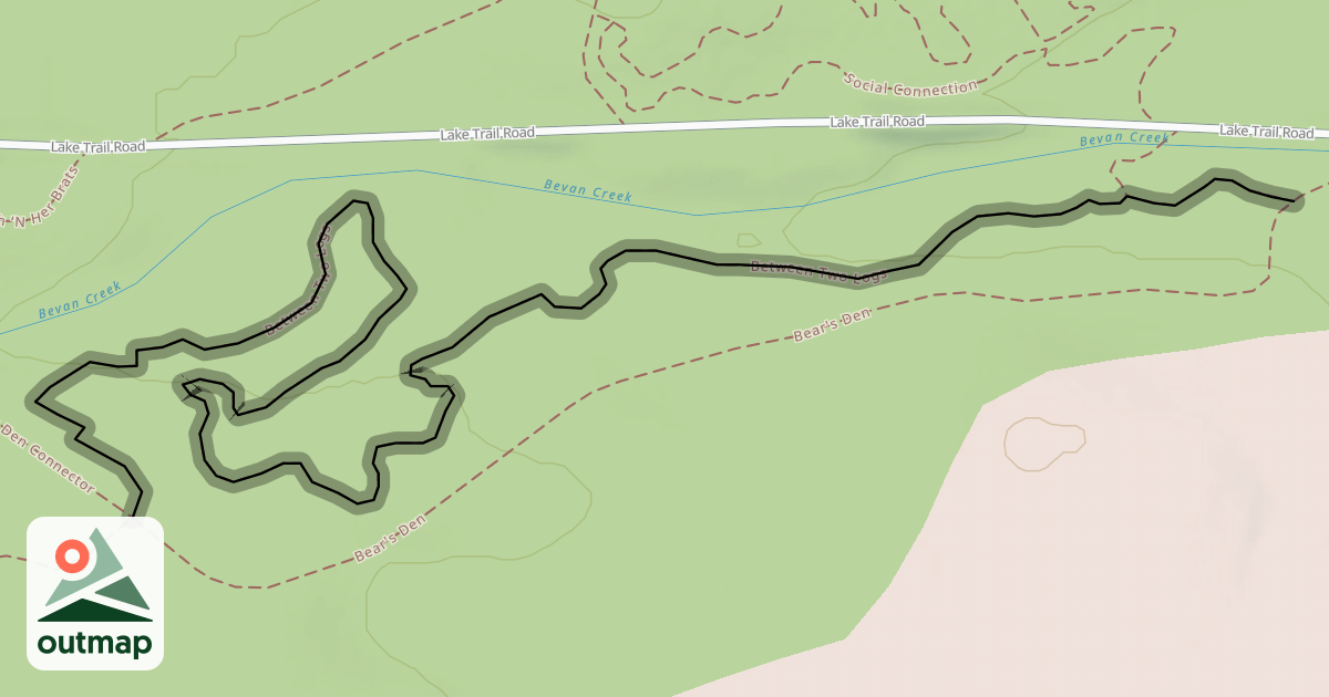 Map of Between Two Logs