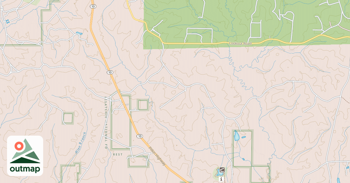 Map of USFS Motor Vehicle Use Map Roads {405CC23B-8065-4AE0-B6F1-8F9F002D5DB4}