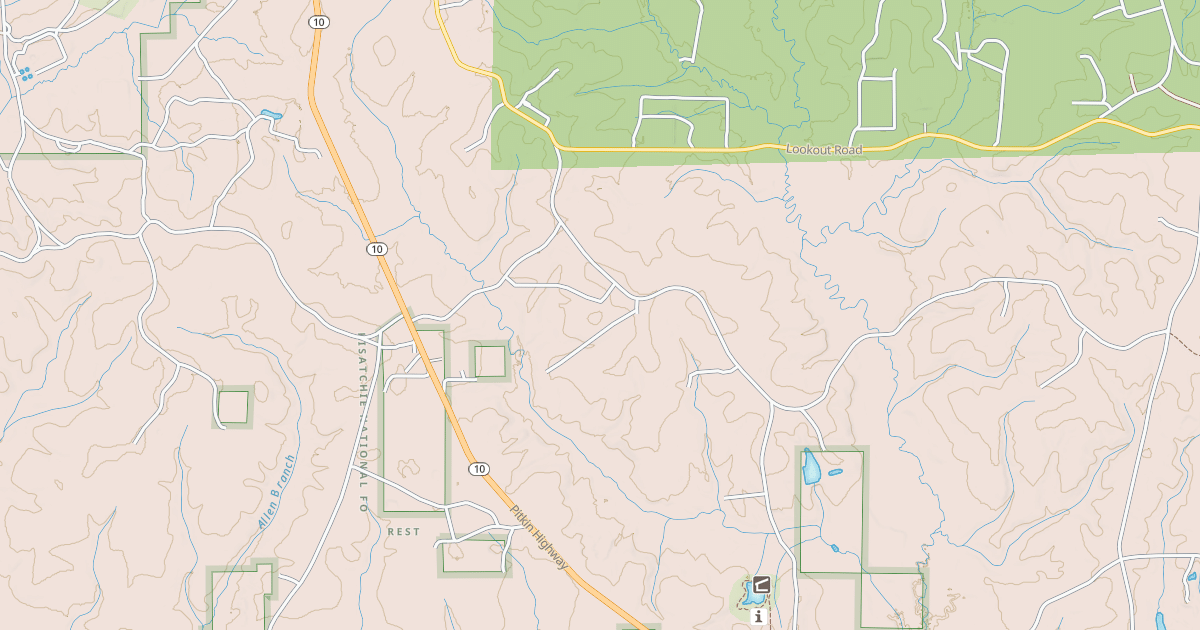 Map preview of USFS Motor Vehicle Use Map Roads {405CC23B-8065-4AE0-B6F1-8F9F002D5DB4}