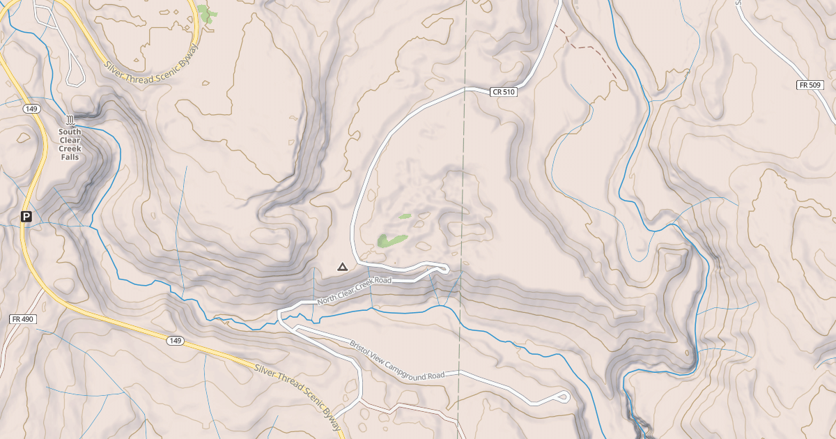 Map preview of NORTH CLEAR CR