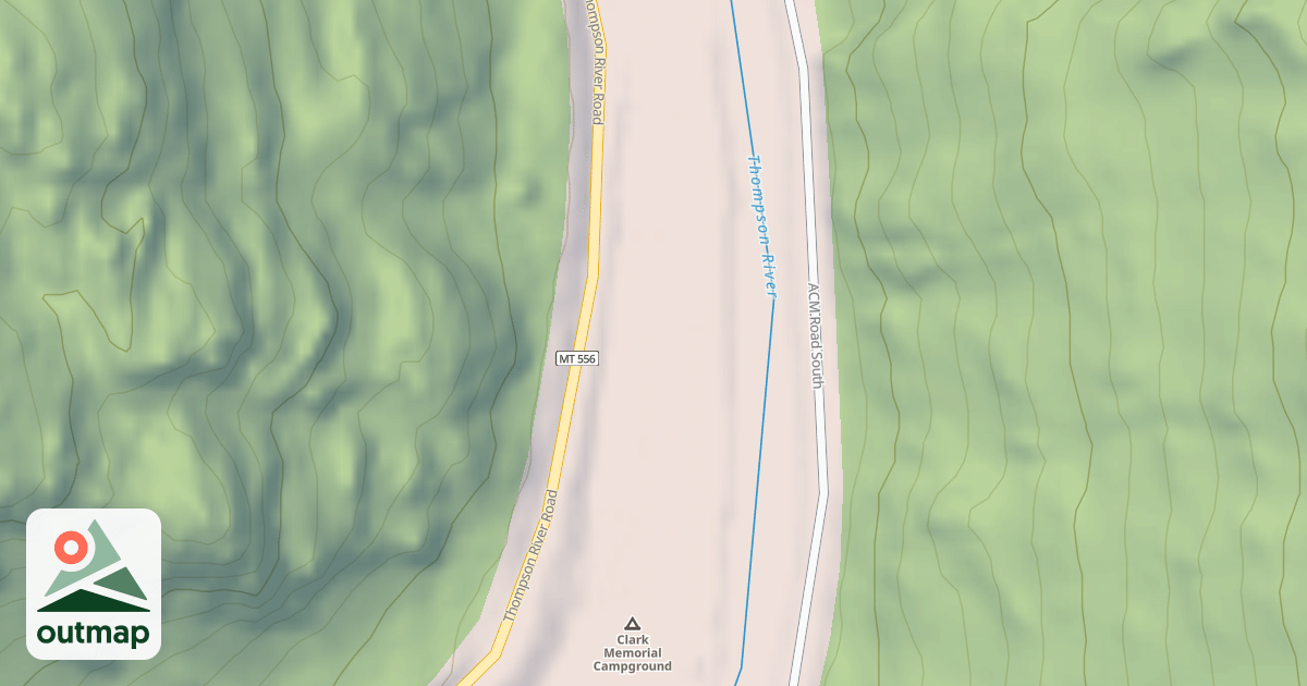 Map of CLARK MEMORIAL CAMP