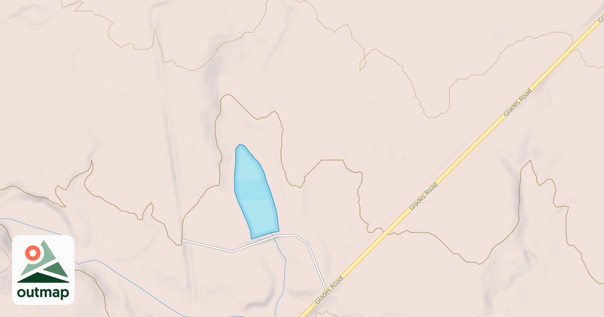 Map of MOUNT GILEAD LAKE in Putnam