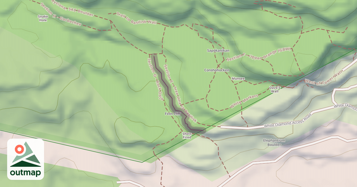 Map of Rock Dojo
