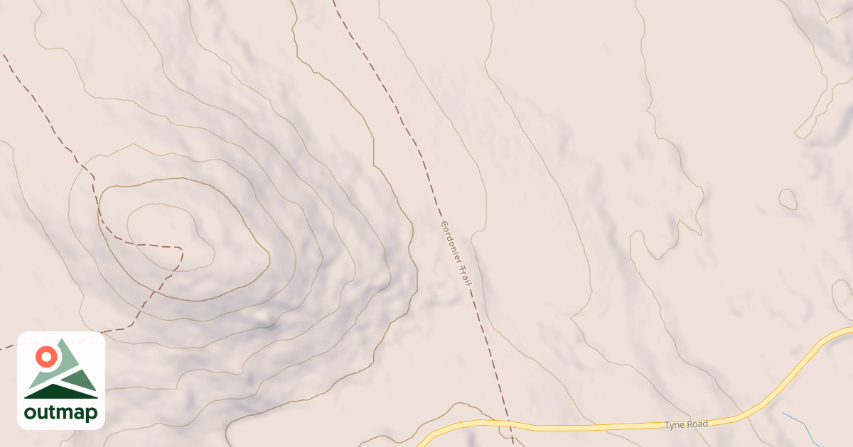 Map of Cordonier Trail