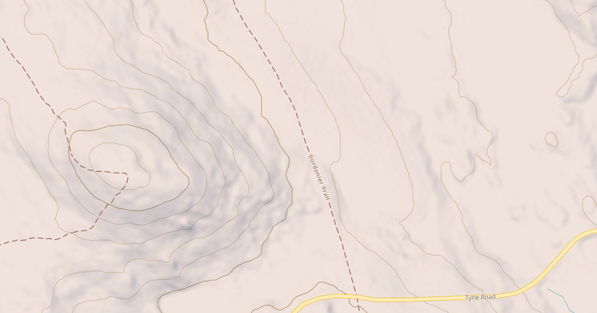 Map preview of Cordonier Trail