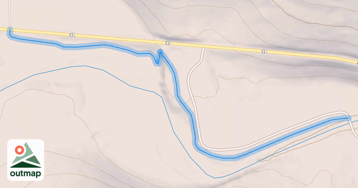 Map of Scrappy Mountain Loop - Section 3