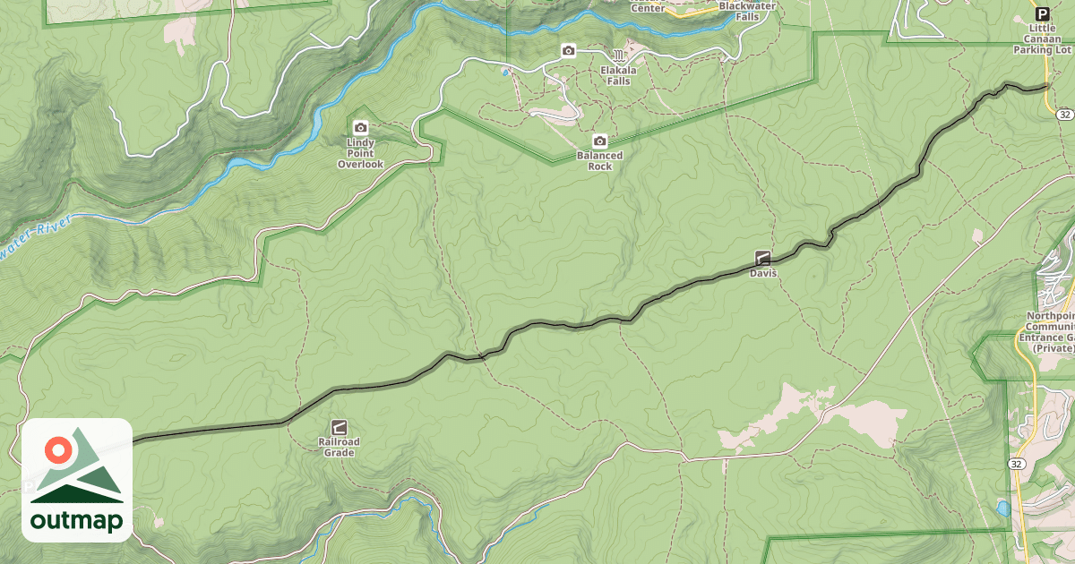 Map of Plantation Trail