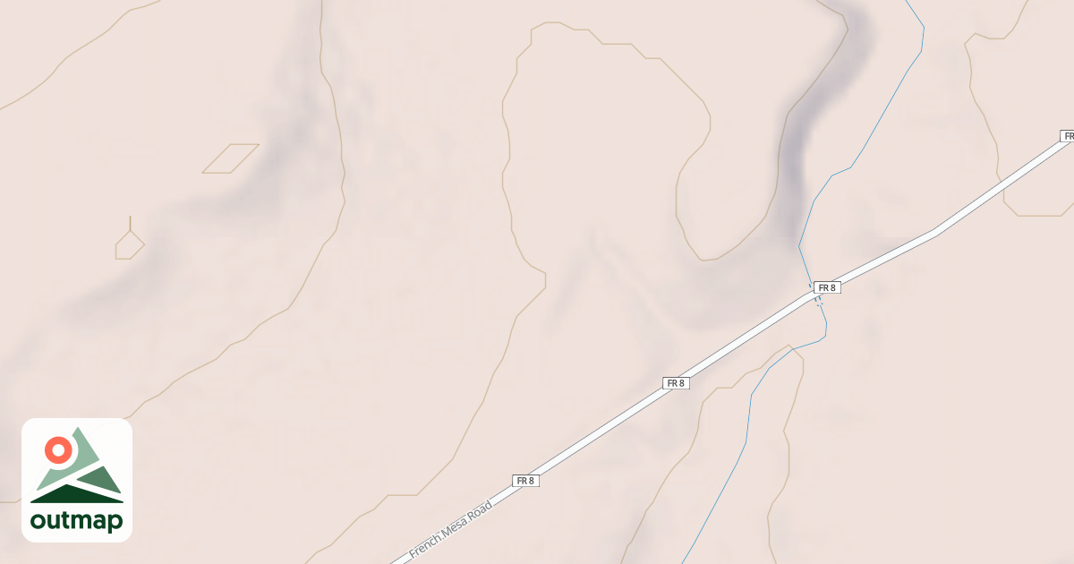 Map of FRENCH MESA