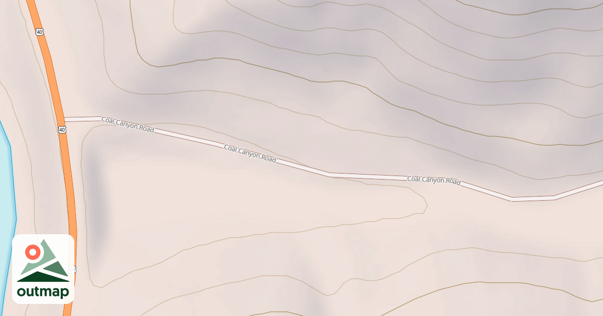 Map of COAL CANYON