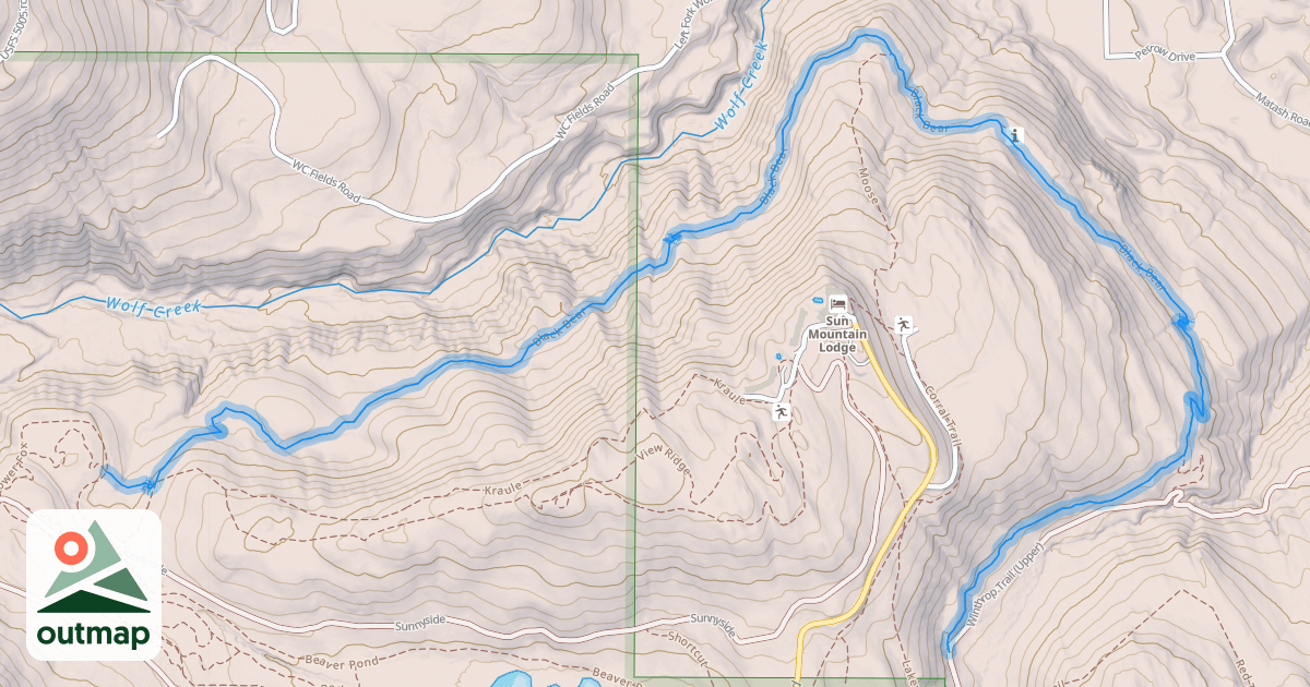 Map of Black Bear