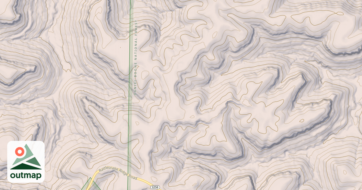 Map of MAXWELL RIDGE