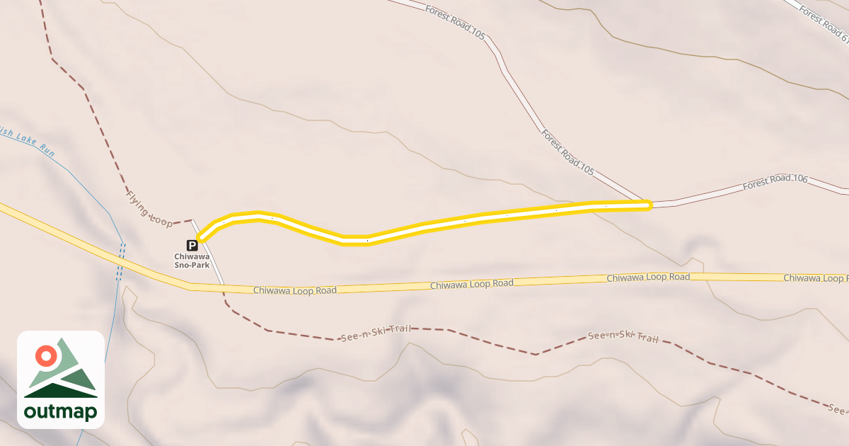 Map of Forest Road 106