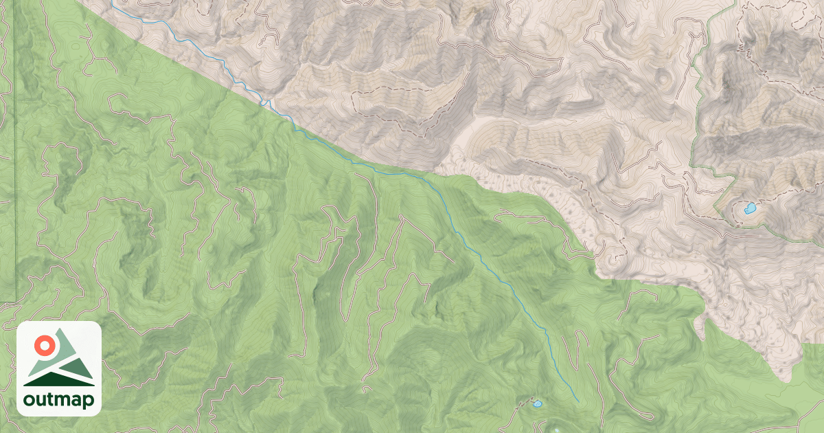Map of CANYON CREEK