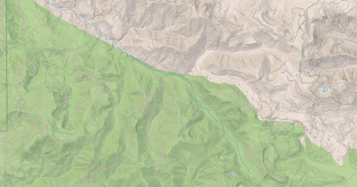 Map preview of CANYON CREEK