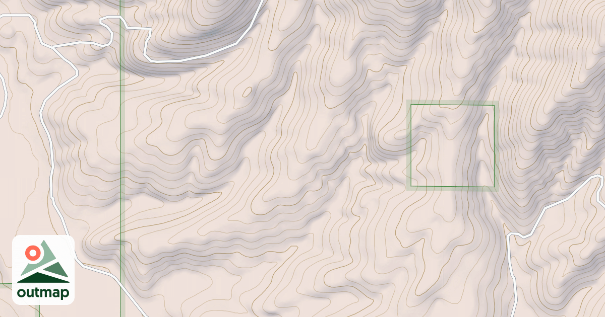 Map of Brown Creek Ohv