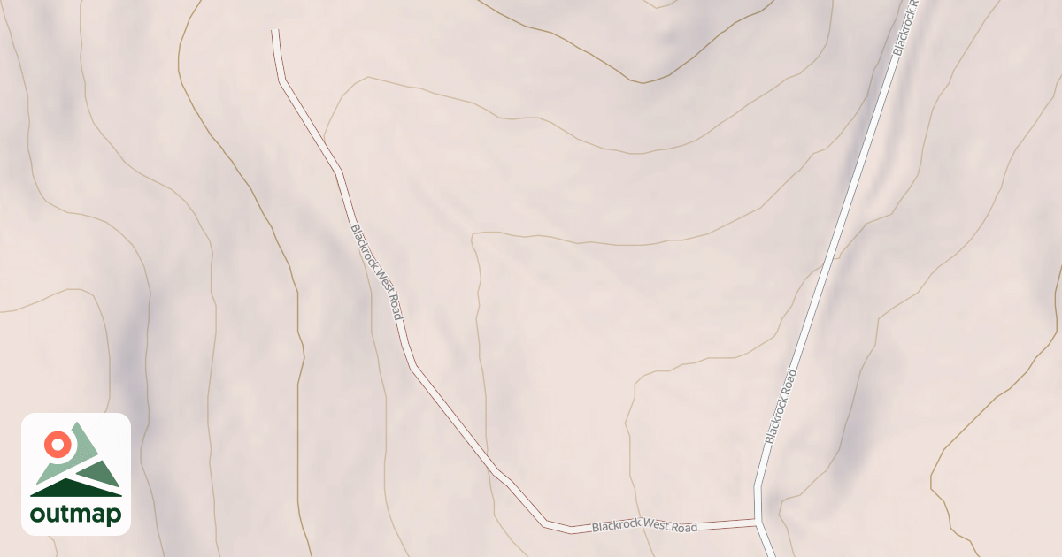 Map of BLACKROCK WEST