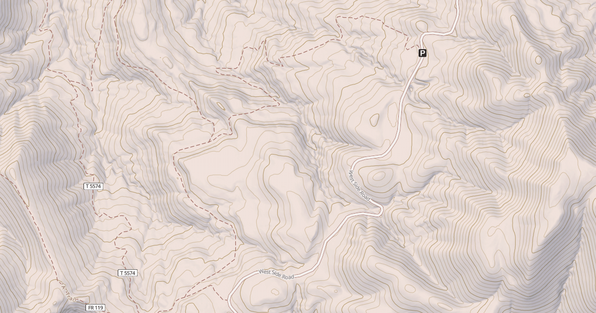 Map preview of UPPER DRY CYN