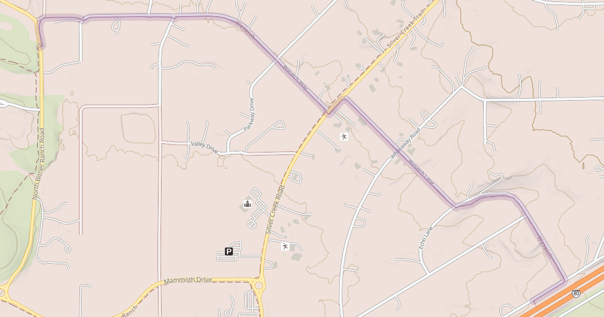 Map preview of Wasatch