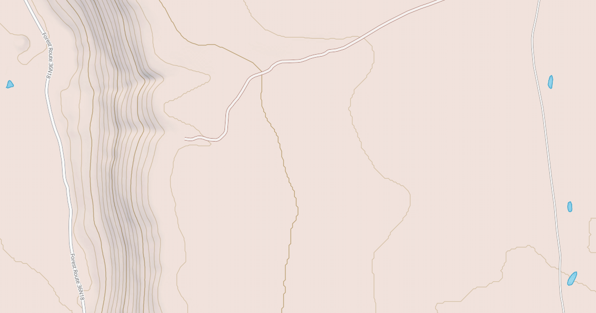 Map preview of BUTTE RIM SPUR