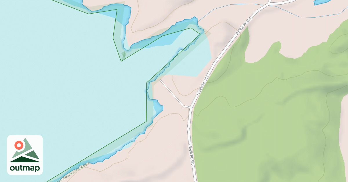 Map of L. WILSON LAKE BOAT LANDING