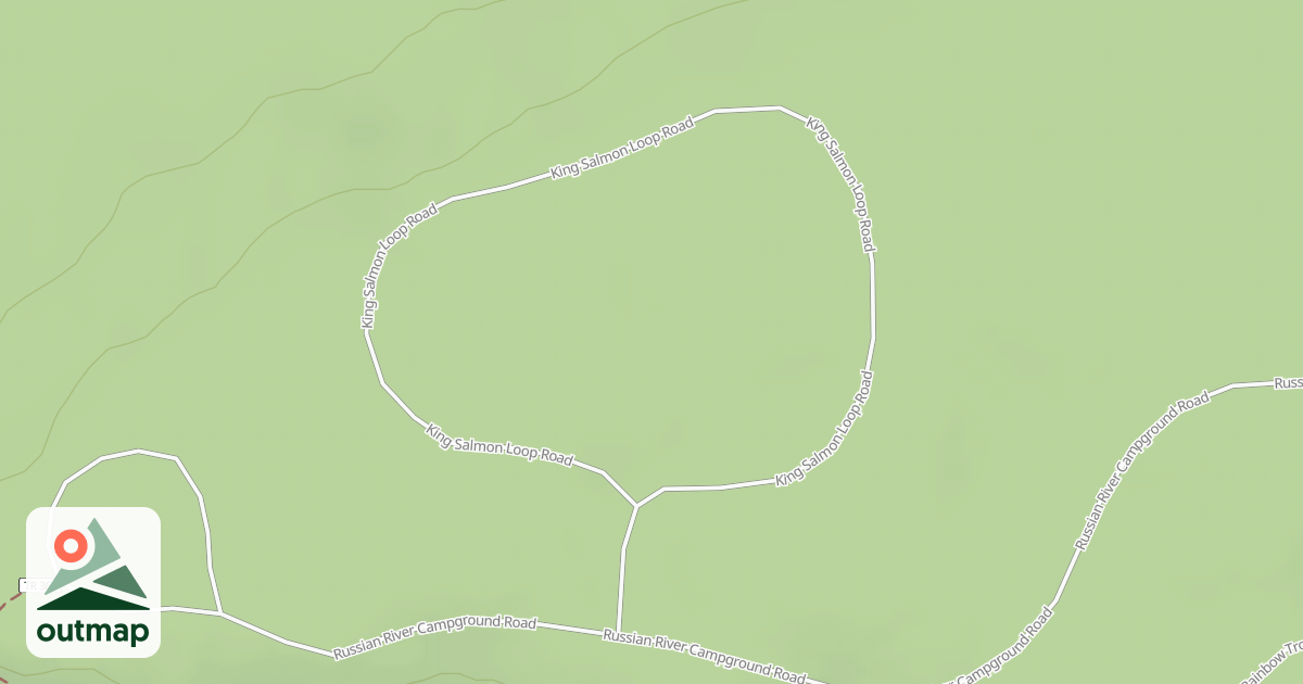 Map of KING SALMON LOOP RD