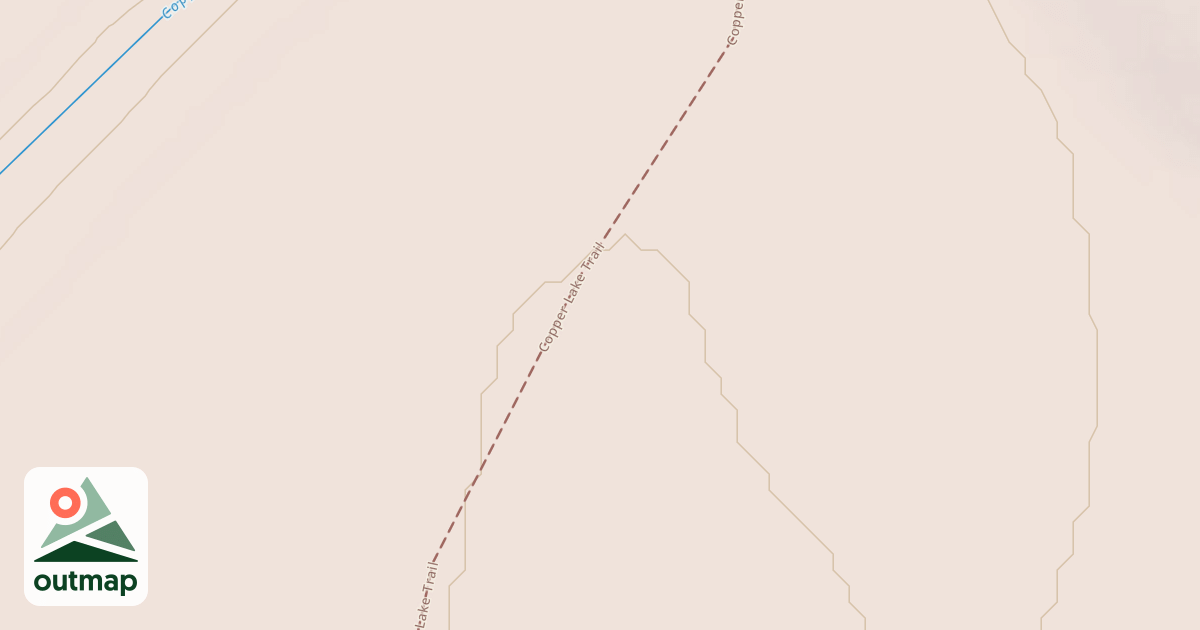 Map of Copper Lake Trail