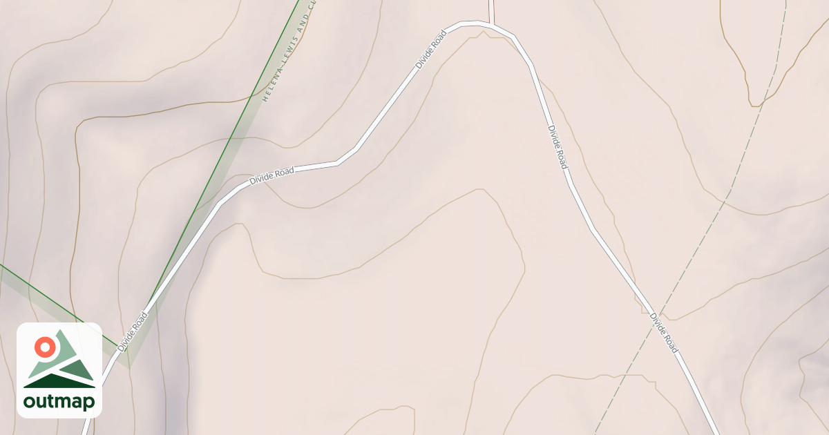 Map of DIVIDE DISPERSED C
