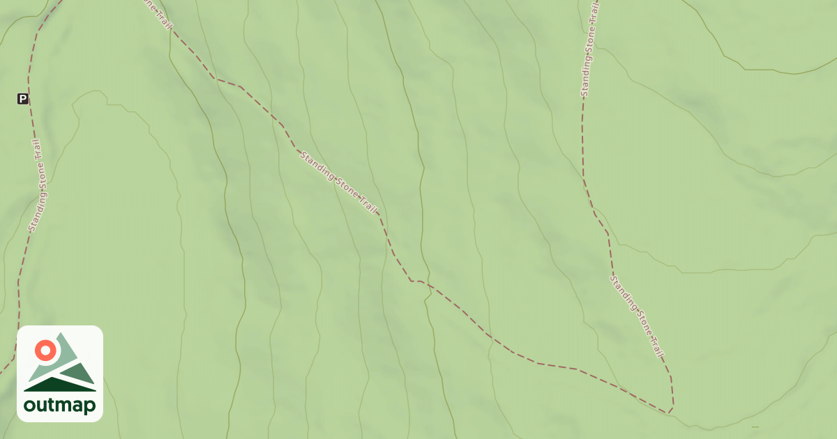Map of Jack's Mt Rd