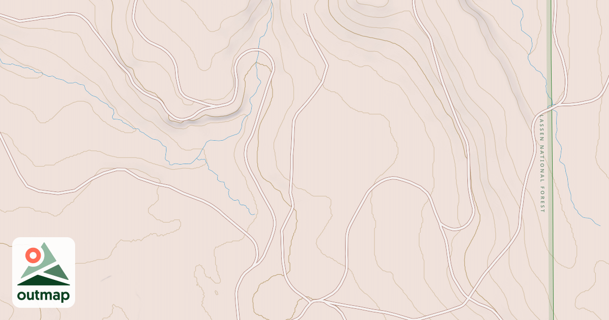 Map of ANTELOPE NW