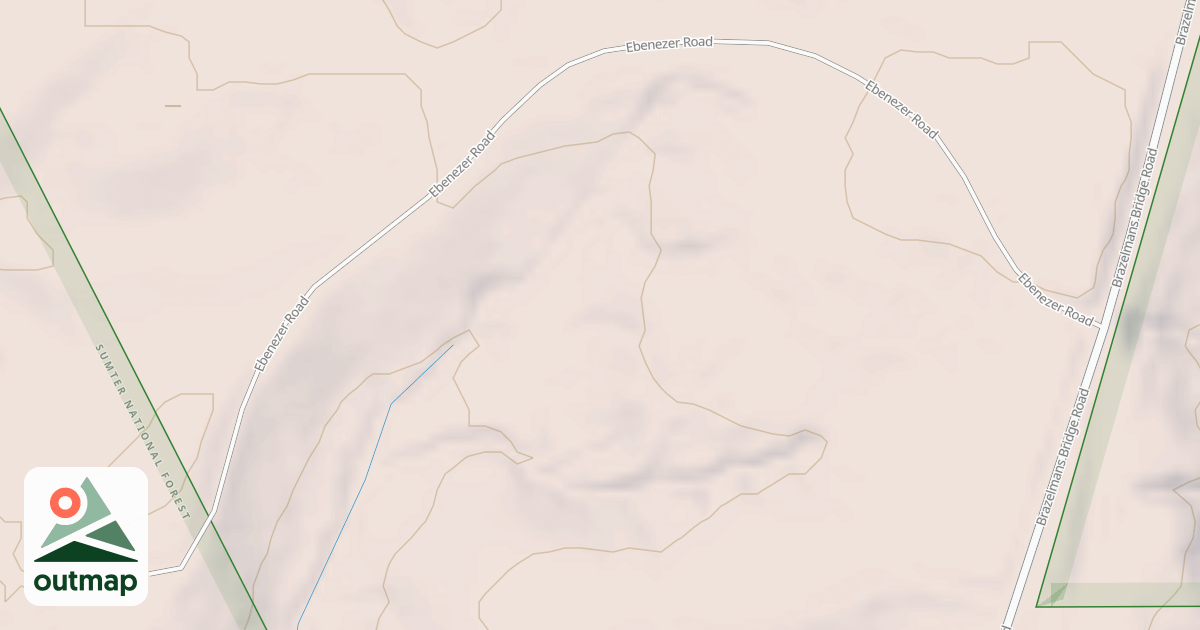 Map of EBENEZER