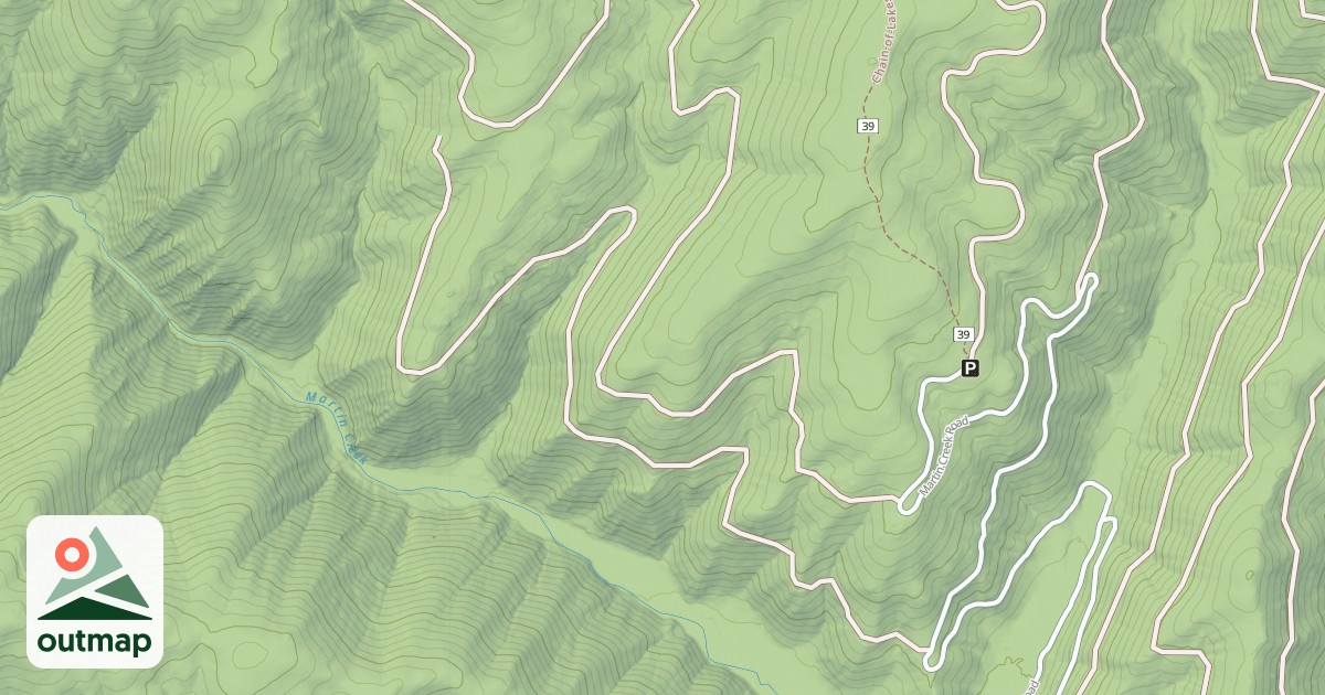 Map of (FDR) NORTHSIDE MARTIN CREEK