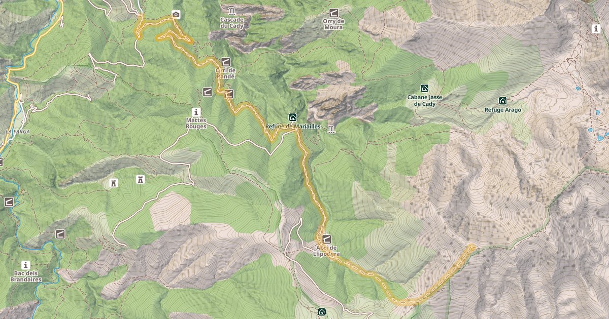 Map preview of Pic des Sept Hommes — Coll de Jou
