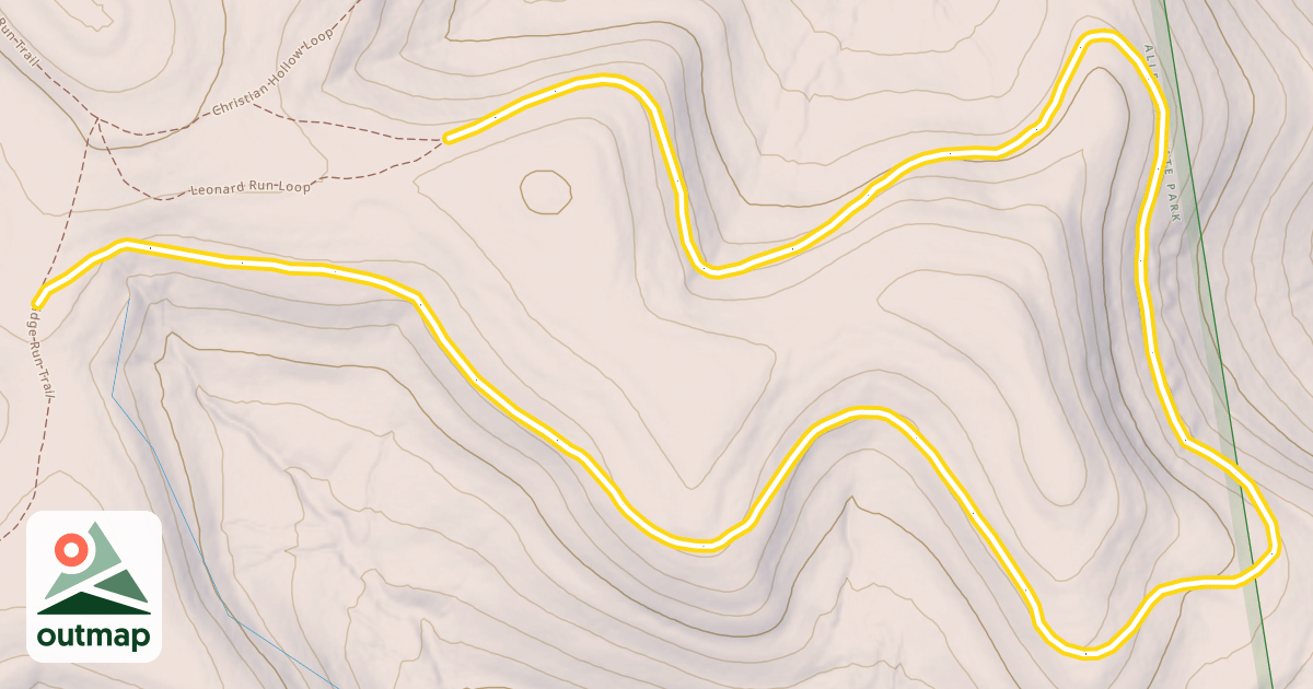 Map of Leonard Run Loop