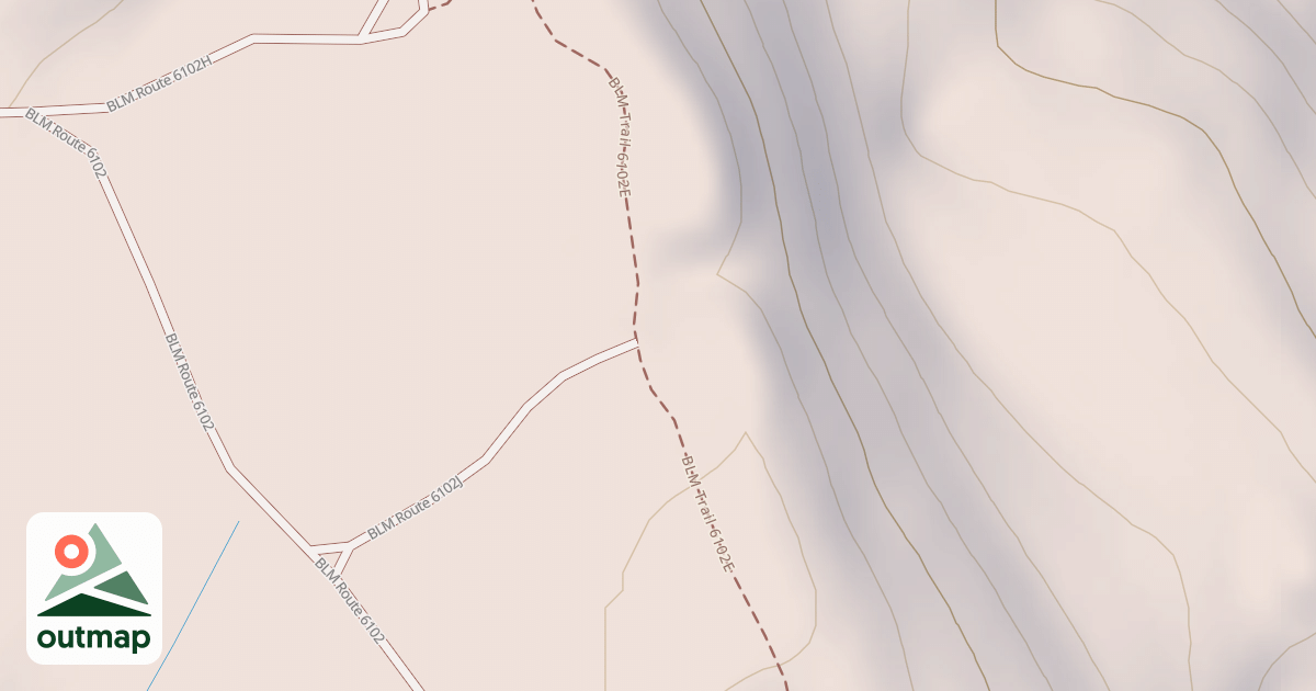 Map of BLM National GTLF Public Motorized Trails 9ea14349-4dcd-43a0-bb00-5b78e7d1576f