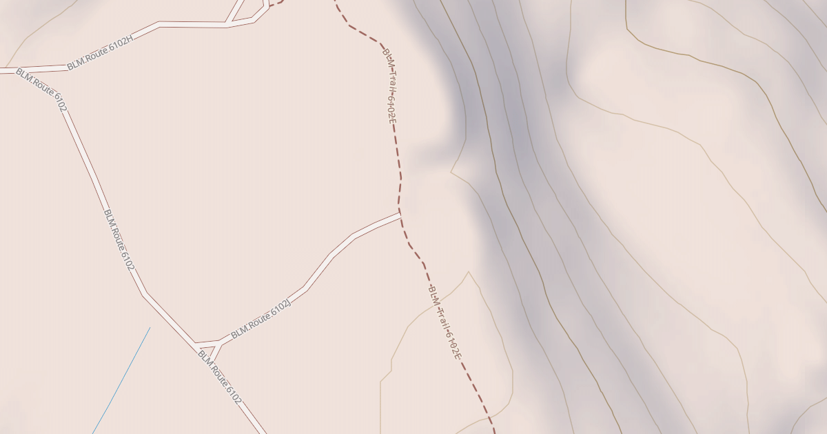 Map preview of BLM National GTLF Public Motorized Trails 9ea14349-4dcd-43a0-bb00-5b78e7d1576f