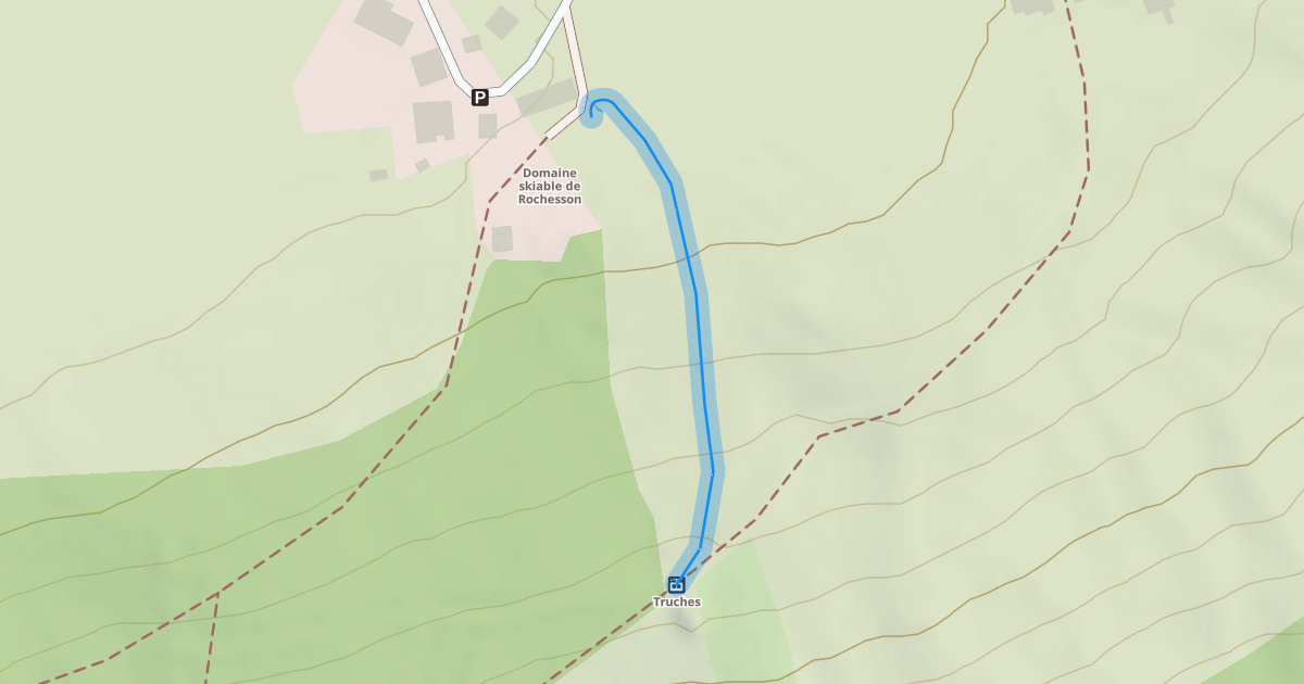 Map preview of Truches