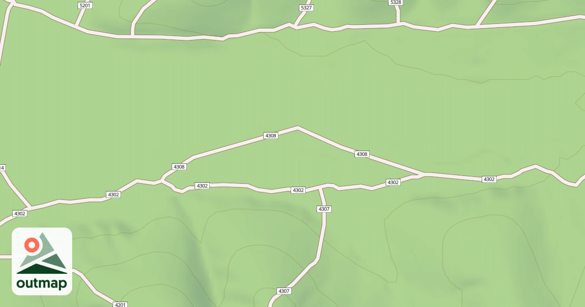 Map of USFS Motor Vehicle Use Map Trails 19900